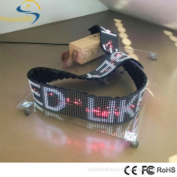 P7.62mm flexible led curtain display screen/flexible modules